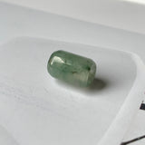 SOLD OUT: A-Grade Natural Light Bluish Green Jadeite Barrel Pendant No.220703