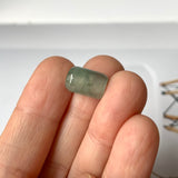 A-Grade Natural Light Bluish Green Jadeite Barrel Pendant No.220703