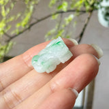 A-Grade Moss On Snow Jadeite Dragon Pendant No. 172992