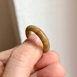 17.6mm A-Grade Natural Russet Jadeite Ring Band No. 161896