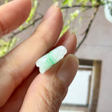 A-Grade Moss On Snow Jadeite Dragon Pendant No. 172992