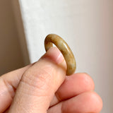 17.6mm A-Grade Natural Russet Jadeite Ring Band No. 161896