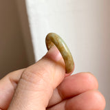 17.6mm A-Grade Natural Russet Jadeite Ring Band No. 161896