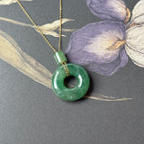 Icy A-Grade Natural Imperial Jadeite Bagel Piece No.171592