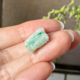 A-Grade Moss On Snow Jadeite Dragon Pendant No. 172993