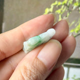 A-Grade Moss On Snow Jadeite Dragon Pendant No. 172993
