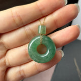 Icy A-Grade Natural Imperial Jadeite Bagel Piece No.171592