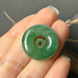 Icy A-Grade Natural Imperial Jadeite Bagel Piece No.171592
