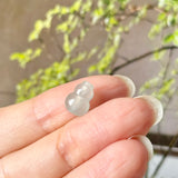 Icy A-Grade Natural Jadeite Calabash (Hulu) Bean Pendant No. 172994