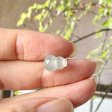 Icy A-Grade Natural Jadeite Calabash (Hulu) Bean Pendant No. 172994