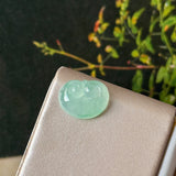 Icy A-Grade Apple Green Jadeite Ruyi Pendant No. 172988