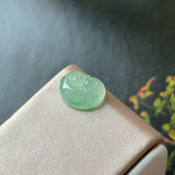 Icy A-Grade Apple Green Jadeite Ruyi Pendant No. 172988