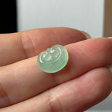 Icy A-Grade Apple Green Jadeite Ruyi Pendant No. 172988