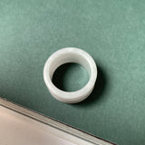 20.3mm A-Grade Natural Lilac Jadeite Archer Ring Band No.161579