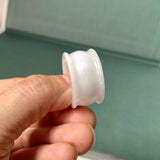 20.3mm A-Grade Natural Lilac Jadeite Archer Ring Band No.161579