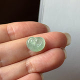 Icy A-Grade Apple Green Jadeite Ruyi Pendant No. 172988