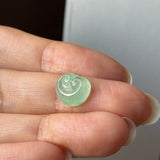 Icy A-Grade Apple Green Jadeite Ruyi Pendant No. 172988