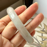 54.1mm A-Grade Natural Tri-Colour Osmanthus Floral Jadeite Modern Round Bangle No.152108