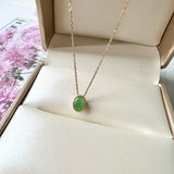 A-Grade Green Jadeite MINI.malist Pendant No.172090