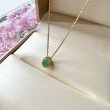 A-Grade Green Jadeite MINI.malist Pendant No.172090
