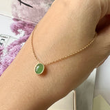 A-Grade Green Jadeite MINI.malist Pendant No.172090