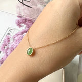 A-Grade Green Jadeite MINI.malist Pendant No.172090