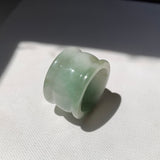 20.1mm A-Grade Multi-Colour Jadeite Archer Ring Band No.161644