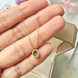 A-Grade Green Jadeite MINI.malist Pendant No.172090