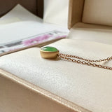 A-Grade Green Jadeite MINI.malist Pendant No.172090