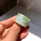20.1mm A-Grade Multi-Colour Jadeite Archer Ring Band No.161644