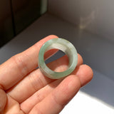 20.1mm A-Grade Multi-Colour Jadeite Archer Ring Band No.161644
