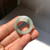 20.1mm A-Grade Multi-Colour Jadeite Archer Ring Band No.161644