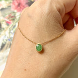 A-Grade Green Jadeite MINI.malist Pendant No.172091