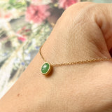 A-Grade Green Jadeite MINI.malist Pendant No.172091
