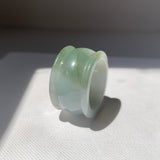 20.2mm A-Grade Jadeite Archer Ring Band No.161675