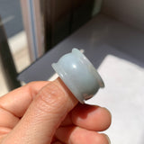 20.2mm A-Grade Jadeite Archer Ring Band No.161675