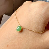 A-Grade Green Jadeite MINI.malist Pendant No.172093