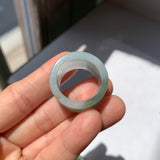 20.2mm A-Grade Jadeite Archer Ring Band No.161675