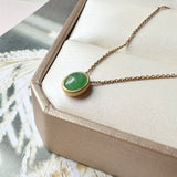 A-Grade Green Jadeite MINI.malist Pendant No.172093