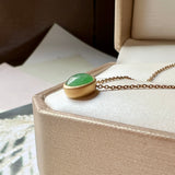 A-Grade Green Jadeite MINI.malist Pendant No.172093