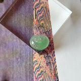 Icy A-Grade Apple Green Jadeite Ruyi Pendant No. 172989