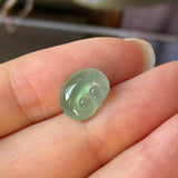 Icy A-Grade Apple Green Jadeite Ruyi Pendant No. 172989