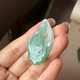 Icy A-Grade Natural Green Jadeite Goddess of Mercy Pendant No. 171823