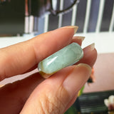 16.4mm A-Grade Blue Brownish Yellow Jadeite Ingot Ring No. 162651