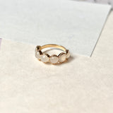 16.1mm Icy A-Grade Natural White Jadeite Colour Galore Ring No.162390