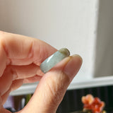 16.1mm A-Grade Blue Brownish Yellow Jadeite Ingot Ring No. 162652