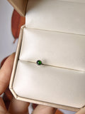 A-Grade Natural Imperial Green Jadeite MINI.malist Single Stud Earring No.180730