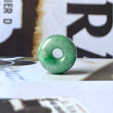 A-Grade Natural Moss on Snow Jadeite Barrel No.172129