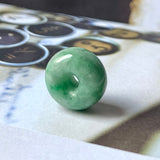 A-Grade Natural Moss on Snow Jadeite Barrel No.172129
