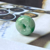 A-Grade Natural Moss on Snow Jadeite Barrel No.172129